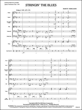 Stringin' the Blues (s/o score) Full Orchestra