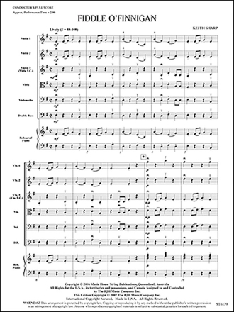 Fiddle O'Finnigan (s/o score) Full Orchestra