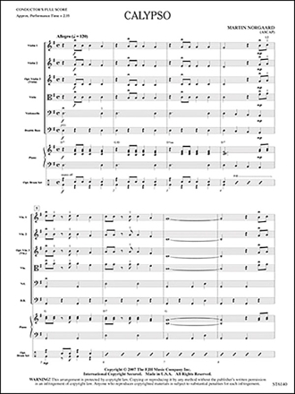 Calypso (s/o score) Full Orchestra