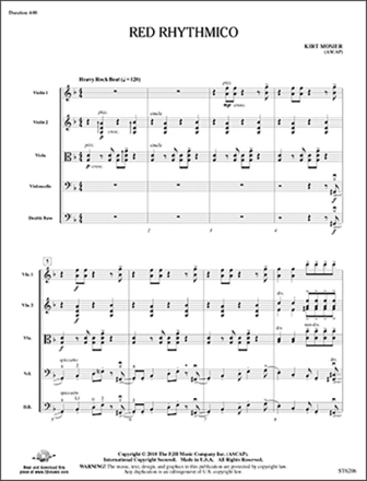 Red Rhythmico (s/o score) Full Orchestra
