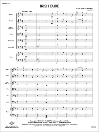 Irish Faire (s/o score) Full Orchestra
