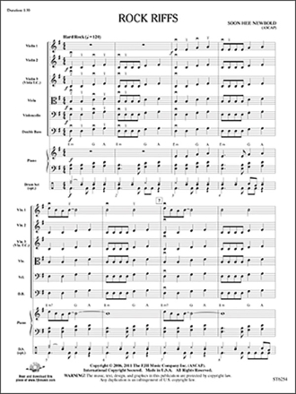 Rock Riffs (s/o score) Full Orchestra