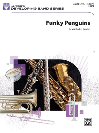 Funky Penguins (c/b sc) Symphonic wind band score