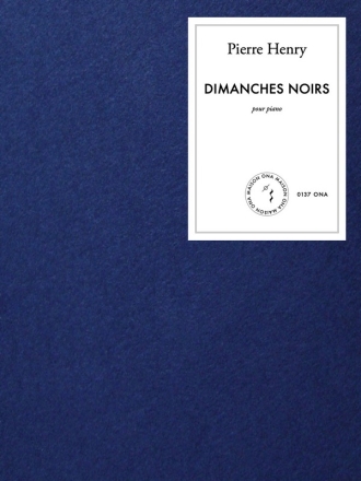 Dimanches noirs piano Score