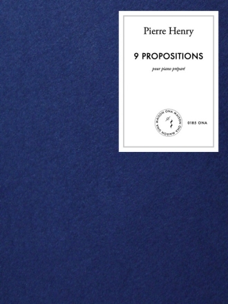 9 propositions prepared pno Score