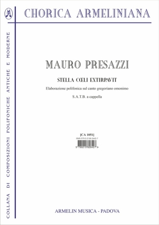 Stella cli extirpavit Coro a Cappella Partitura