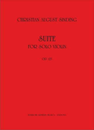 Suite for solo Violin, op 123 Violino solo Partitura