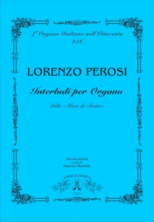 Interludi per organo dalla Missa de Beata Organo solo Partitura