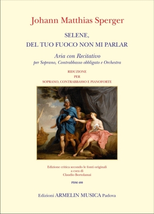 Selene, del tuo fuoco non mi parlar Contrabbasso e Pianoforte, Canto e Strumenti Vari Partitura e parti