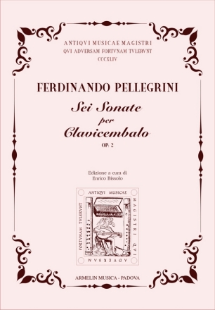 Sei sonate per clavicembalo, op. 2 Clavicembalo solo Partitura