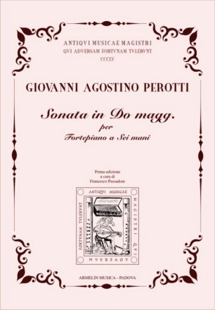 Sonata in Do maggiore Pianoforte a 6 mani Partitura