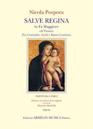 Salve Regina in Fa minore Canto e Archi Partitura e parti