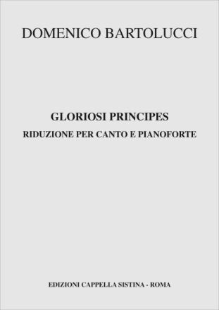 Gloriosi Principes Coro e Pianoforte Partitura