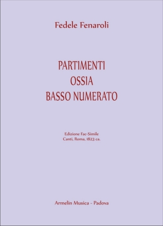 Partimenti ossia Basso numerato Teoria - Armonia Libro