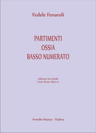 Partimenti ossia Basso numerato Teoria - Armonia Libro