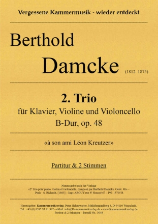 2. Trio B-Dur, op. 48 fr Klavier, Violine und Violoncello