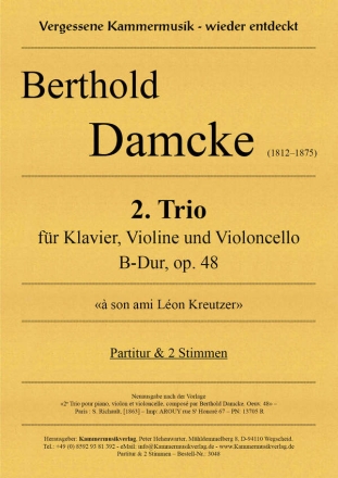 2. Trio B-Dur, op. 48 fr Klavier, Violine und Violoncello