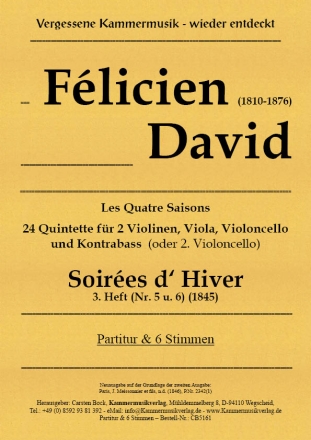 Soires d Hiver 3. Heft (Nr. 5 u. 6) (1845)