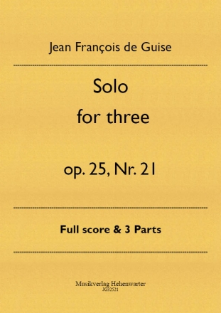 Solo for three op. 25, Nr. 21