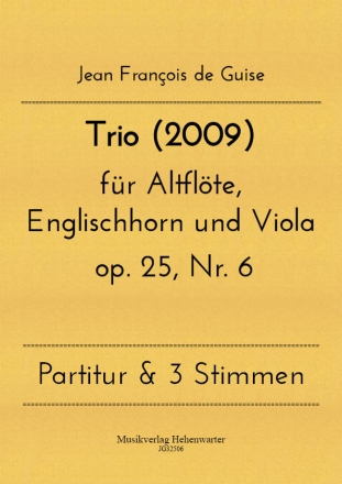 Trio (2009) fr Altflte, Englischhorn und Viola op. 25, Nr. 6