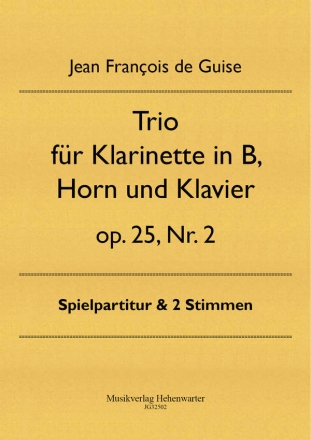 Trio fr Klarinette in B, Horn und Klavier op. 25 Nr. 2