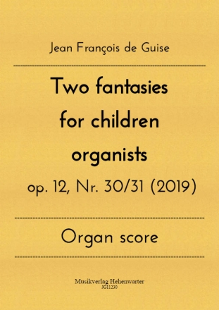 Two fantasies for children organists