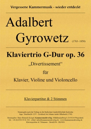Klaviertrio G-Dur op. 36
