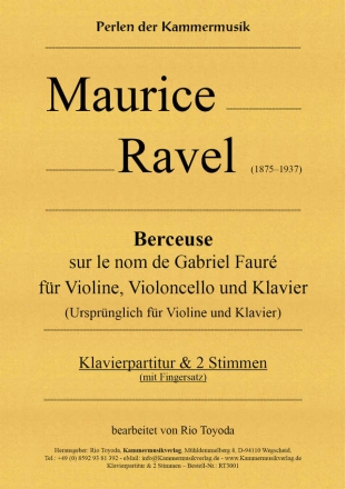 Berceuse mit Fingersatz
