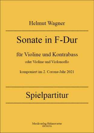 Sonate in F-Dur komponiert im 2. Corona-Jahr 2021