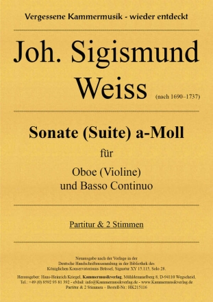 Sonate (Suite) a-Moll