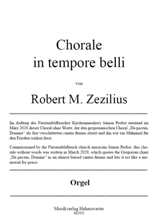 Chorale in tempore belli