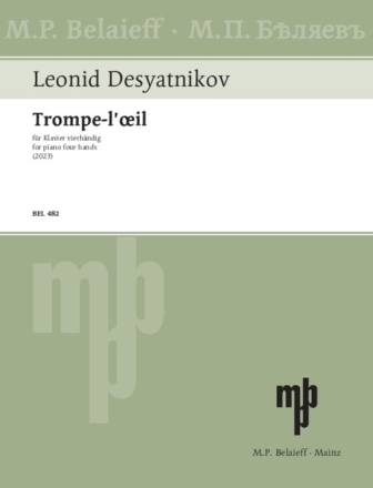 Trompe-lil fr Klavier vierhndig Partitur (zugleich Spielpartitur)