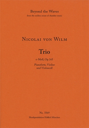 Trio fr Pianoforte, Violine and Violoncello in e-Moll Op. 165 (Piano performance score & parts) Strings with piano Piano Performance Score & 2 string parts