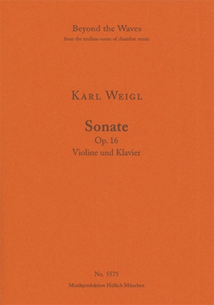 Sonata for violin and piano Op. 16 (Piano performance score & part) Strings with piano Piano Performance Score & Solo Violin