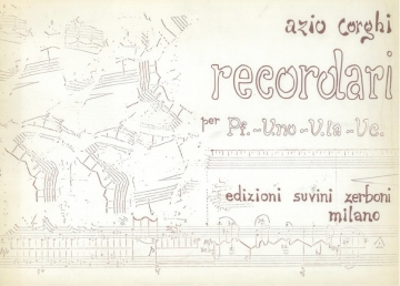 Recordari Violin, Viola, Cello and Piano Score