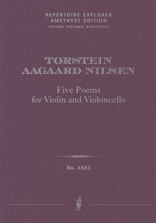 Five Poems for Violin and Violoncello (2 performance scores / first print) String Orchestra / String Chamber Music 2 performance scores