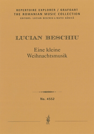 Eine kleine Weihnachtsmusik after German Christmas carols for piano solo (first print) The Romanian Music Collection Performance Score