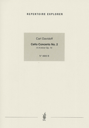 Cello Concerto No. 2 in A minor Op. 14 (Piano reduction/Cello solo) Solo Instrument(s) & Orchestra Piano Reduction & Solo Cello part