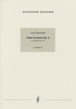 Cello Concerto No. 2 in A minor Op. 14 (Piano reduction/Cello solo) Solo Instrument(s) & Orchestra Piano Reduction & Solo Cello part