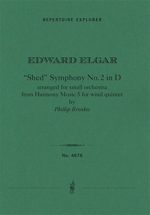 Shed Symphony No. 2 in D, arranged for small orchestra from Harmony Music 5 for wind quintet by Ph The Phillip Brookes Collection