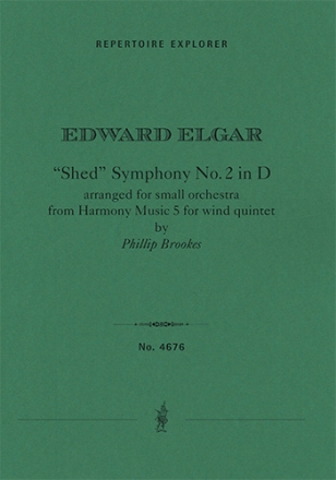 Shed Symphony No. 2 in D, arranged for small orchestra from Harmony Music 5 for wind quintet by Ph The Phillip Brookes Collection