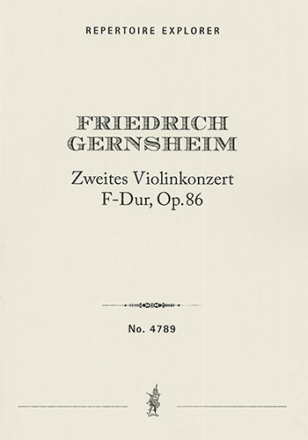 Violin Concerto No. 2 in F major, Op. 86 Violin & Orchestra