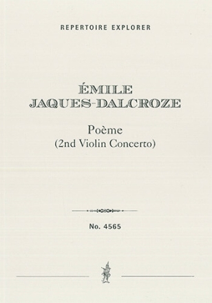 Pome' (Second Violin Concerto) Violin & Orchestra