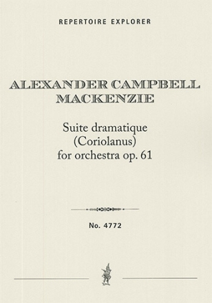 Suite dramatique (Coriolanus) for orchestra op. 61 Orchestra