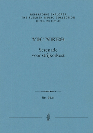 Serenade for strings (first print, score and parts) The Flemish Music Collection Set Score & Parts