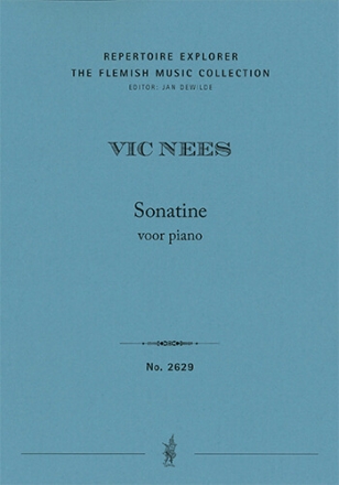 Sonatine for solo piano (first print) The Flemish Music Collection Performance Score