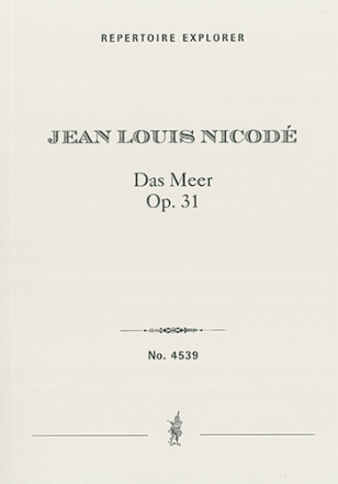 The Sea. Symphony-Ode Op. 31 for male choir, tenor (and optional high mezzo soprano solo), orchestra Choir/Voice & Orchestra