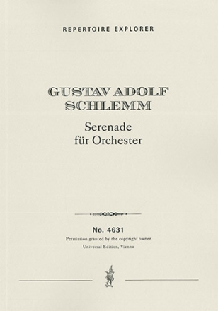 Serenade for orchestra Orchestra