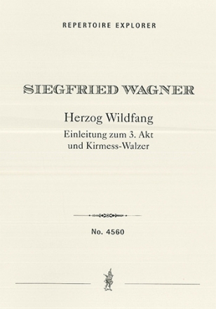 Herzog Wildfang, Introduction to Act 3 and Kirmess Waltz Orchestra