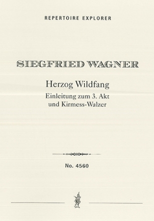 Herzog Wildfang, Introduction to Act 3 and Kirmess Waltz Orchestra